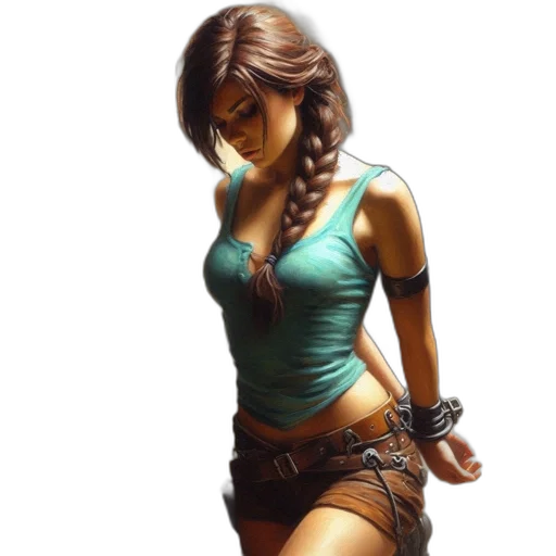 dress, fantasy art, concept art, comic book art transparent PNG cut-out