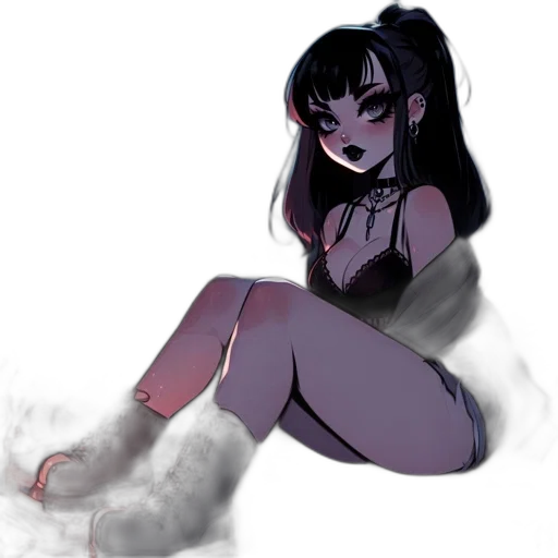 dress, mask, creature, concept art transparent PNG cut-out
