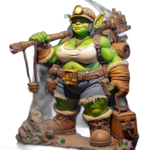 staff, concept art, fantasy art, 3d render transparent PNG cut-out