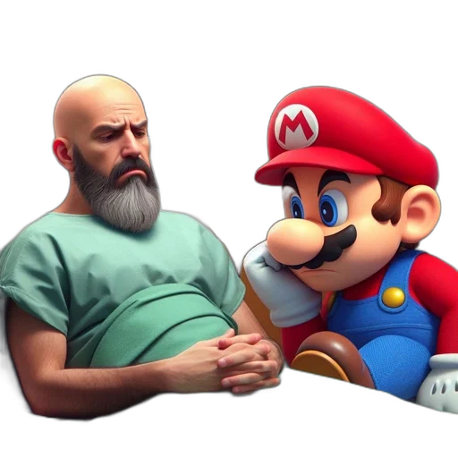 concept art, 3d render, hospital, scene transparent PNG cut-out