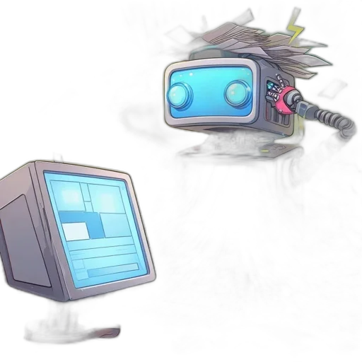 robot, weapon, mask, staff transparent PNG cut-out
