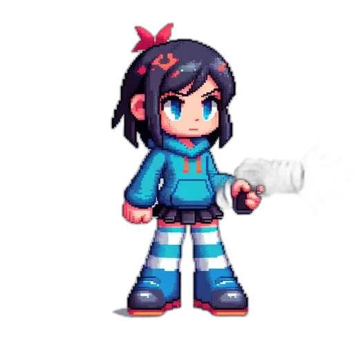weapon, staff, pixel art, concept art transparent PNG cut-out