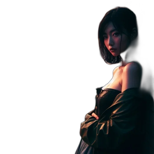 dress, jacket, photorealistic, concept art transparent PNG cut-out