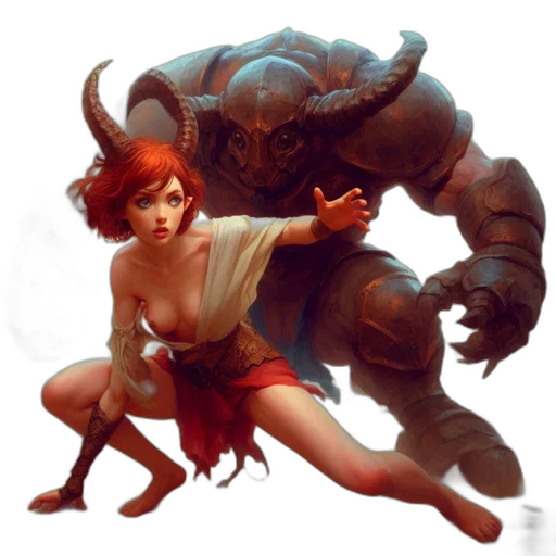 creature, concept art, fantasy art, comic book art transparent PNG cut-out