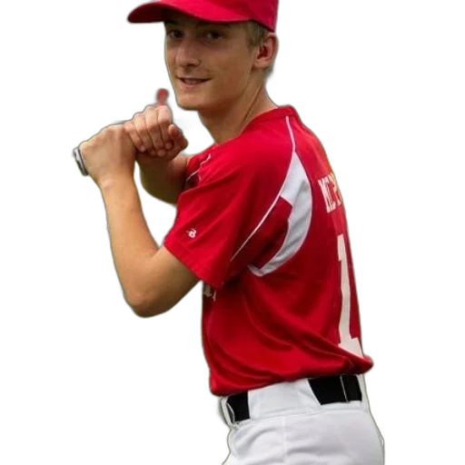 staff, young, baseball, player transparent PNG cut-out
