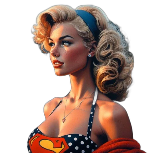 comic book art, cartoon, concept art, photorealistic transparent PNG cut-out