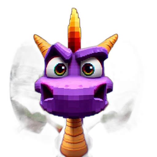 dragon, staff, crown, creature transparent PNG cut-out