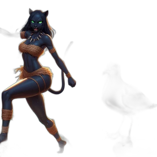 concept art, fantasy art, pixel art, 3d render transparent PNG cut-out