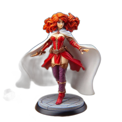 concept art, 3d render, fantasy art, figurine transparent PNG cut-out