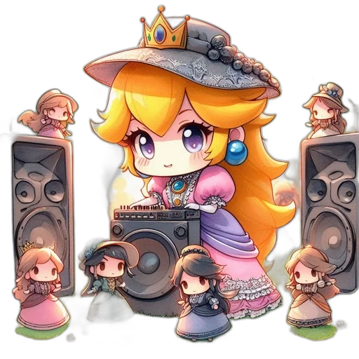 crown, weapon, staff, pixel art transparent PNG cut-out