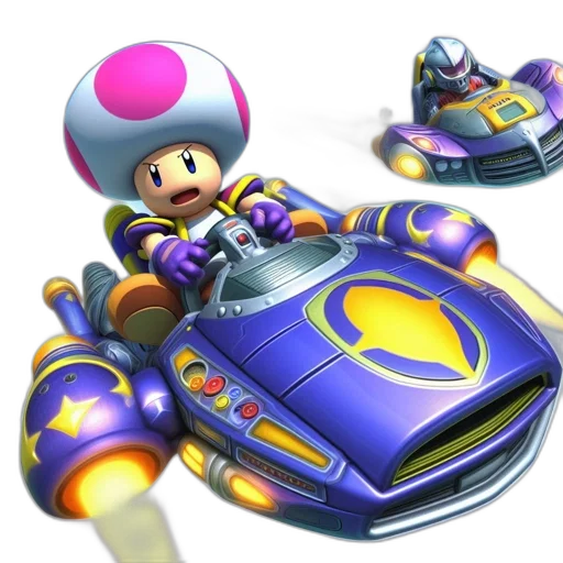 car, robot, weapon, 3d render transparent PNG cut-out