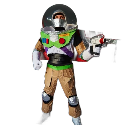 robot, staff, 3d render, concept art transparent PNG cut-out