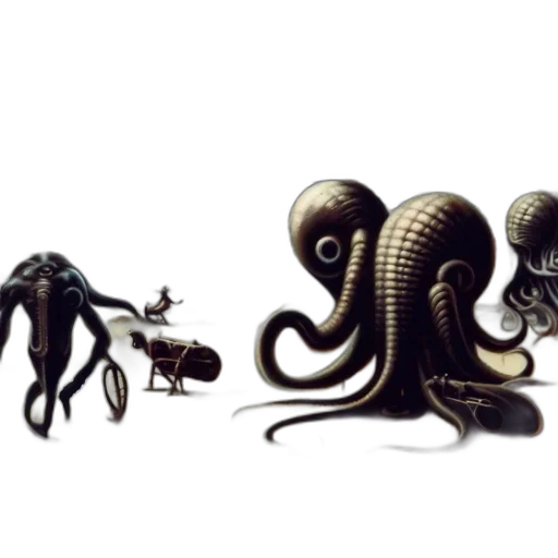 creature, animal, hair, concept art transparent PNG cut-out