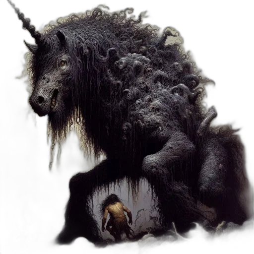dragon, creature, animal, hair transparent PNG cut-out