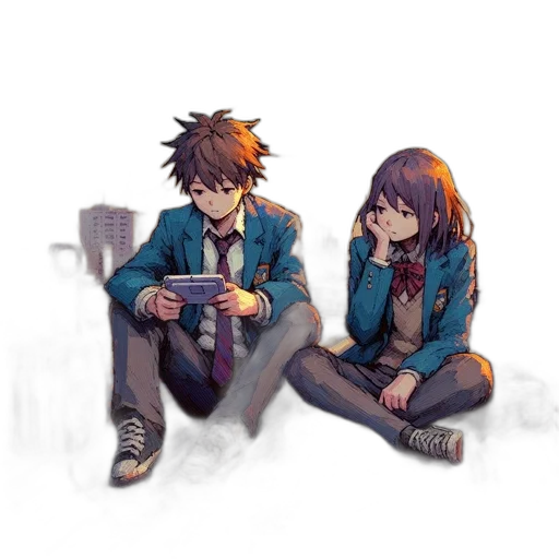 jacket, pixel art, concept art, anime transparent PNG cut-out