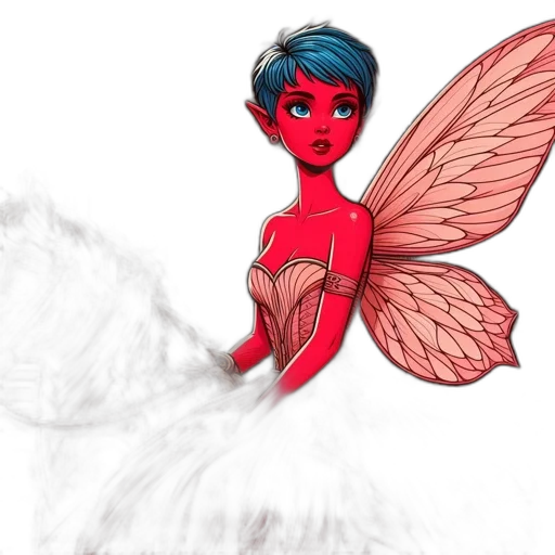fantasy art, concept art, cartoon, watercolor transparent PNG cut-out