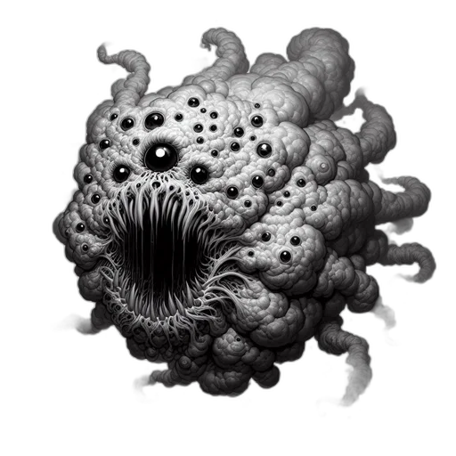 creature, mask, animal, hair transparent PNG cut-out