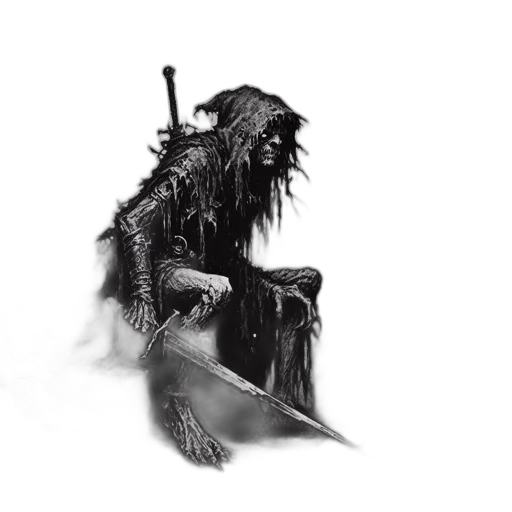 creature, weapon, staff, mask transparent PNG cut-out