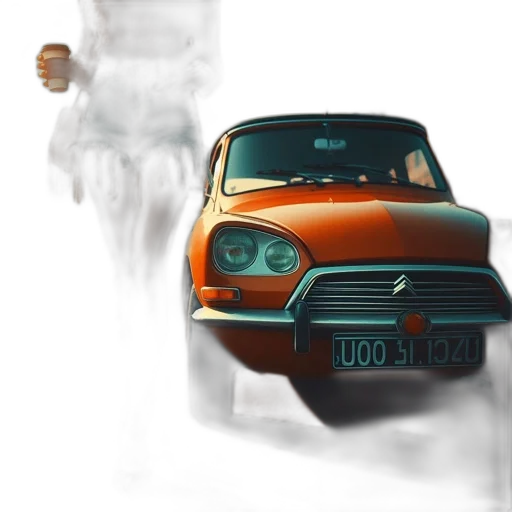 car, robot, face, weapon transparent PNG cut-out