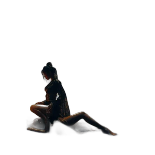 dress, furniture, staff, creature transparent PNG cut-out