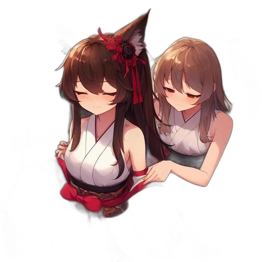 dress, hat, mask, staff transparent PNG cut-out