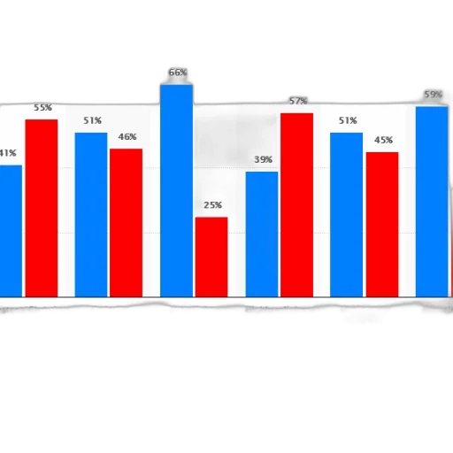 bar, graph, showing, percentage transparent PNG cut-out