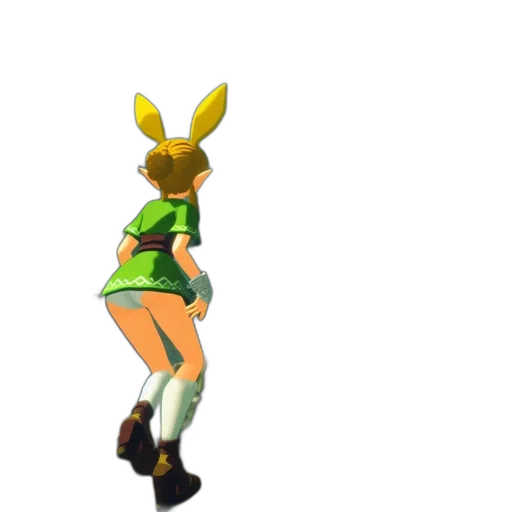 dress, hat, staff, animal transparent PNG cut-out