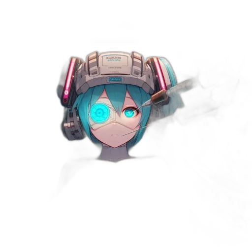 robot, weapon, mask, staff transparent PNG cut-out