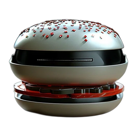 robot, furniture, food, 3d render transparent PNG cut-out