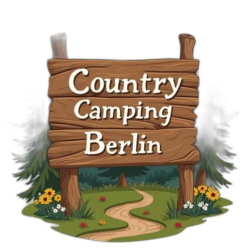 concept art, country, camping, berlin transparent PNG cut-out