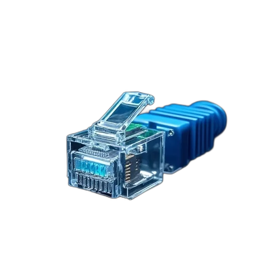 3d render, cat5e, cable, wiring transparent PNG cut-out