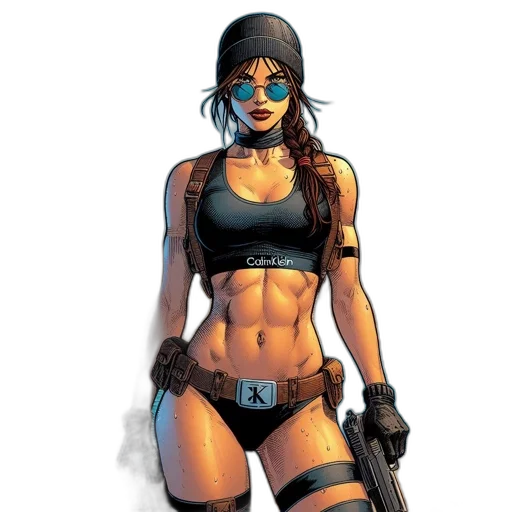 weapon, comic book art, cyberpunk, concept art transparent PNG cut-out