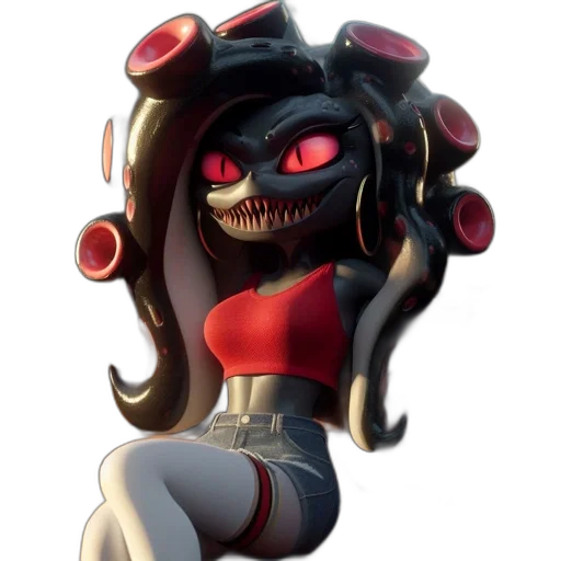 mask, creature, robot, staff transparent PNG cut-out