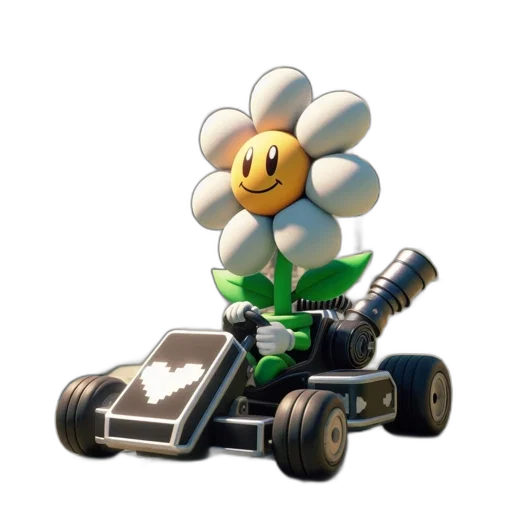 flower, weapon, car, robot transparent PNG cut-out