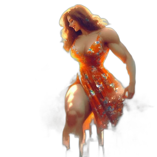 dress, concept art, fantasy art, photorealistic transparent PNG cut-out