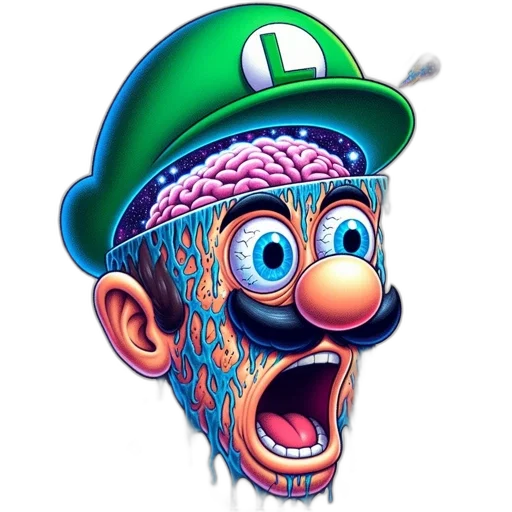 face, mask, creature, pixel art transparent PNG cut-out