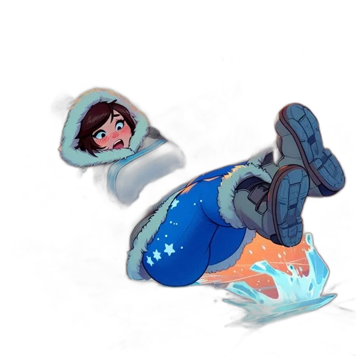 shoes, creature, jacket, concept art transparent PNG cut-out