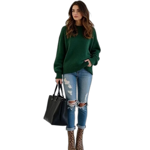 jacket, green, earth tones, monochrome transparent PNG cut-out