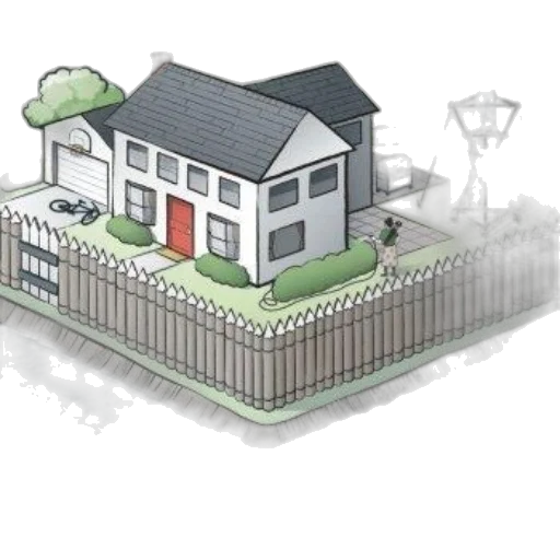 building, 3d render, concept art, photorealistic transparent PNG cut-out