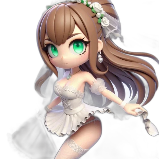 dress, staff, robot, crown transparent PNG cut-out