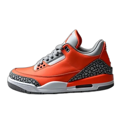 shoes, 3d render, photorealistic, jordan transparent PNG cut-out
