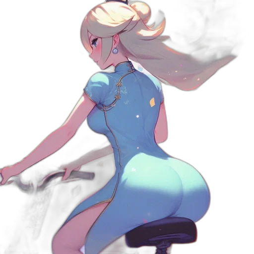 dress, staff, robot, weapon transparent PNG cut-out