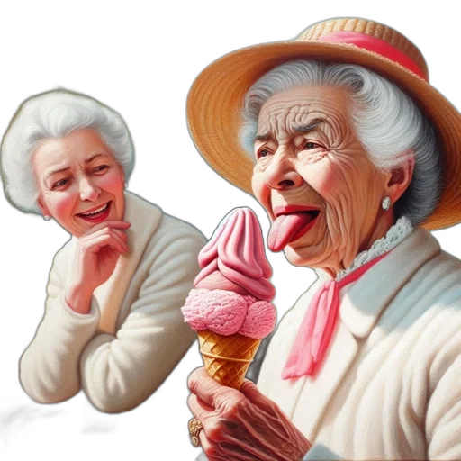 food, umbrella, hat, staff transparent PNG cut-out