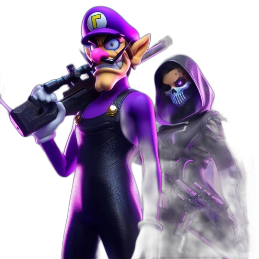 weapon, mask, concept art, 3d render transparent PNG cut-out