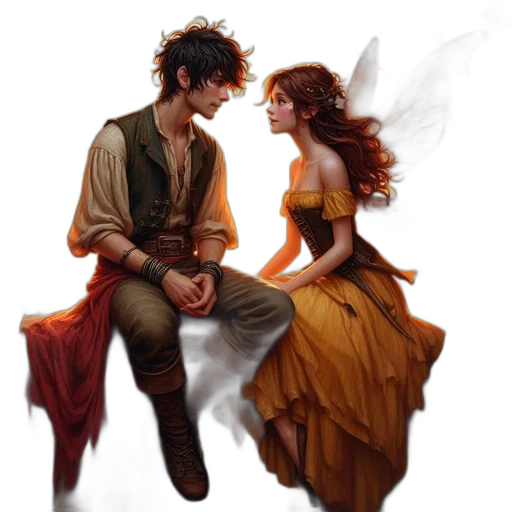 fantasy art, concept art, comic book art, photorealistic transparent PNG cut-out