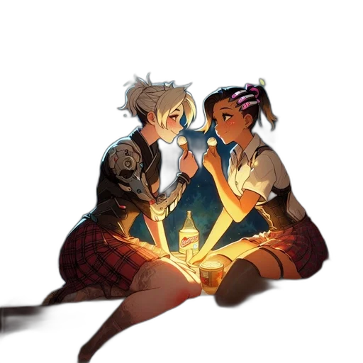 concept art, anime, fantasy art, pixel art transparent PNG cut-out
