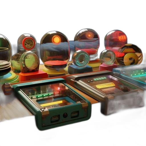 3d render, cyberpunk, concept art, photorealistic transparent PNG cut-out