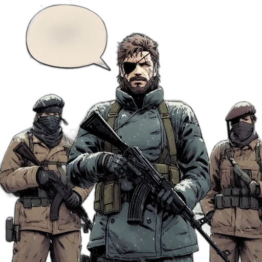 weapon, jacket, comic book art, concept art transparent PNG cut-out