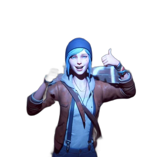 jacket, staff, hat, weapon transparent PNG cut-out