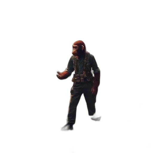 creature, staff, animal, mask transparent PNG cut-out
